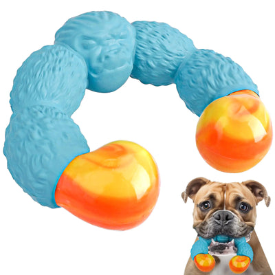 BIKIISEN Dog Toys for Aggressive Chewers Indestructible Interactive Dog Chew Toys for Large/Medium Dogs Dog Toys to Keep Them Busy Tough Dog Toys for Boredom (Blue)