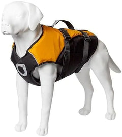 Stunt Puppy Float Doggy Life Jacket Ergonomic Dog Life Vest for Swimming Patented Design for Secure Fit Medium Mango