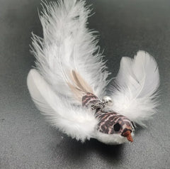 Steel Wire Feather Cat Teaser Wand