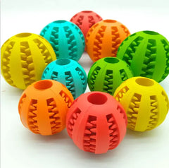 The Treat-Dispensing Game Changer: Interactive Rubber Slow Feeder Dog Ball!