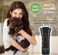 Handheld Ultrasonic LED Dog Trainer