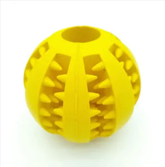 The Treat-Dispensing Game Changer: Interactive Rubber Slow Feeder Dog Ball!