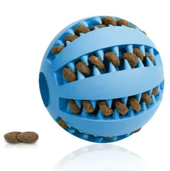 The Treat-Dispensing Game Changer: Interactive Rubber Slow Feeder Dog Ball!