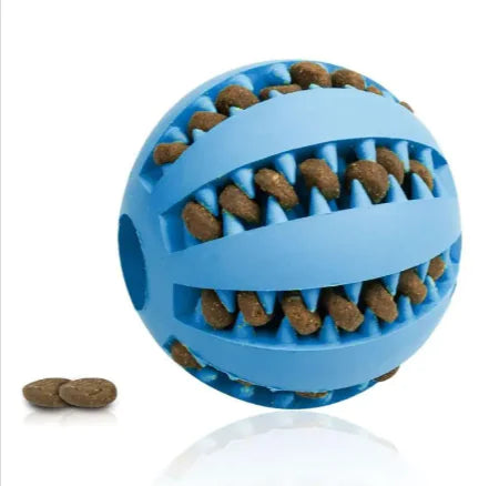 The Treat-Dispensing Game Changer: Interactive Rubber Slow Feeder Dog Ball!