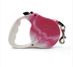 Automatic Retractable Dog Leash with Bone Print