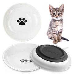 MeowsterPiece™ 3-Pack Ceramic Cat Bowl Set