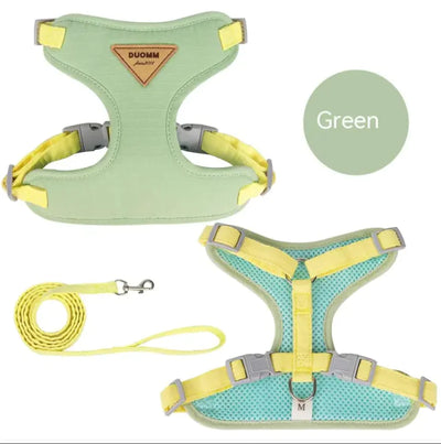 Small Dog Anti-Breaking Harness & Leash