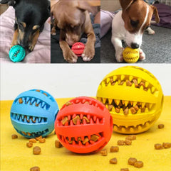 The Treat-Dispensing Game Changer: Interactive Rubber Slow Feeder Dog Ball!